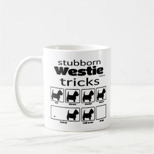 Stubborn Westie Tricks Kaffeetasse