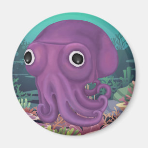 Stubby Tintenfisch Magnet