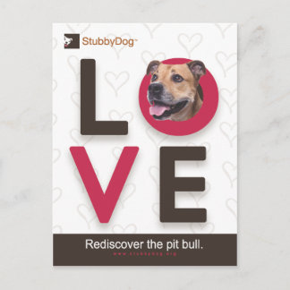 StubbyDog Valentine #1 Feiertagspostkarte