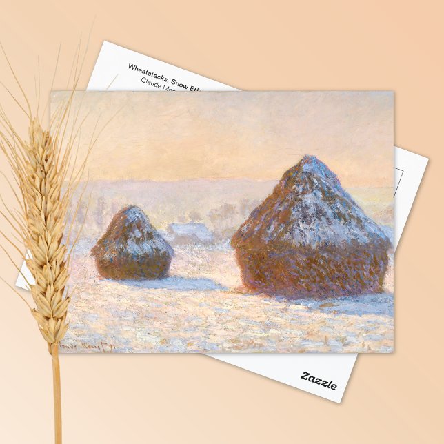 Stuben, Schneemünde Claude Monet Postkarte (Von Creator hochgeladen)