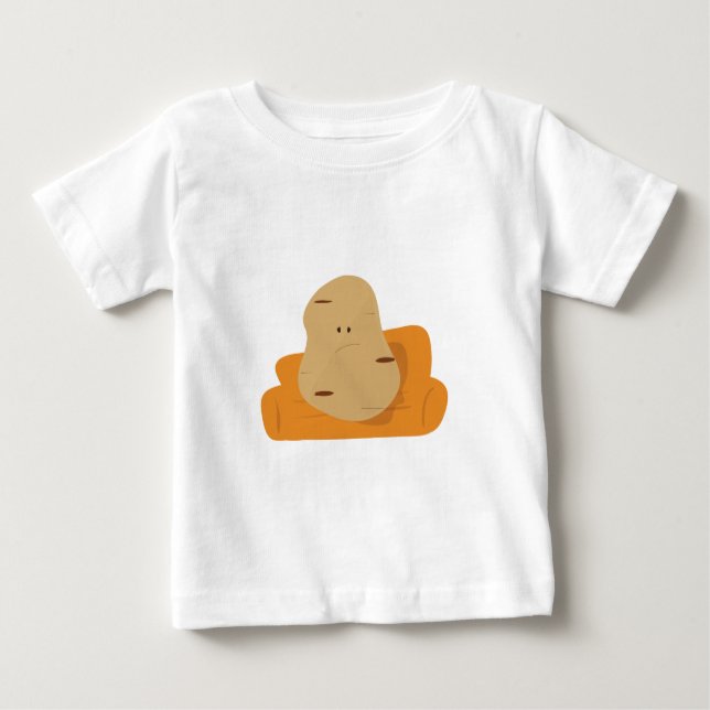 Stubenhocker Baby T-shirt (Vorderseite)