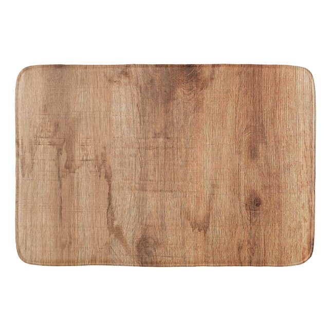 Stück altes Holz Badematte (Vorderseite)