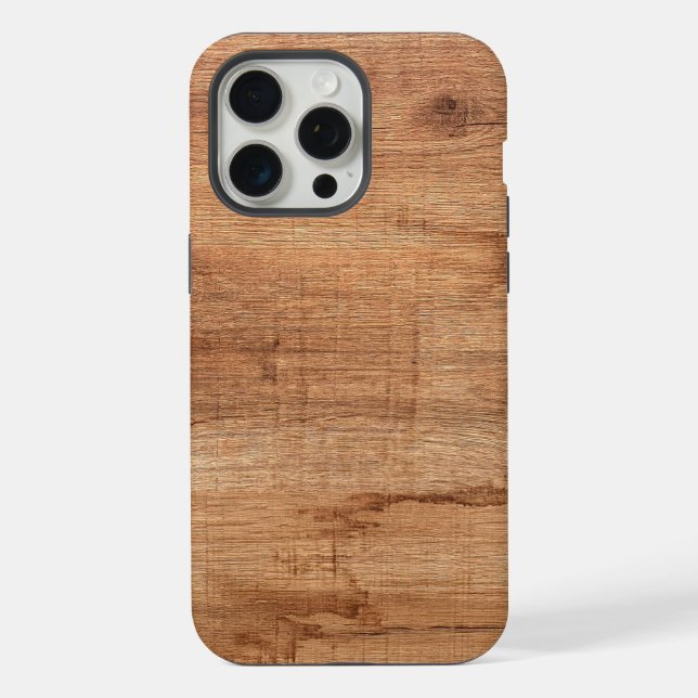 Stück altes Holz iPhone Hülle (Rückseite)