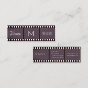 Stück der beruflichen Abdeckung des Bands Mini Visitenkarte