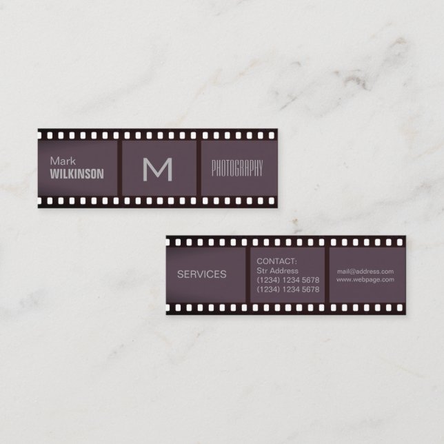 Stück der beruflichen Abdeckung des Bands Mini Visitenkarte (Vorne/Hinten)