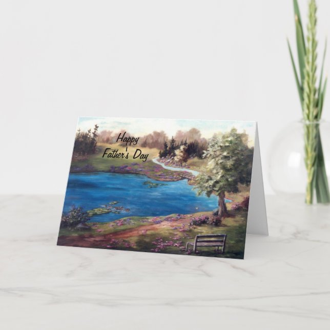 Stück der Vatertags-der Karte Himmels- (Vorderseite)