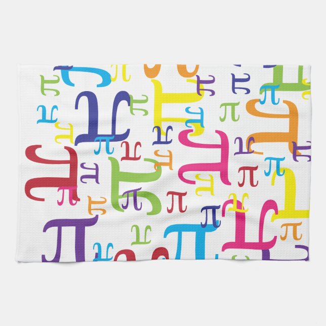 Stück des Pi Geschirrtuch (Horizontal)