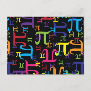 Stück des Pi Postkarte