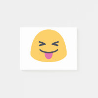 Stuck out Zunge geschlossene Augen Emoji