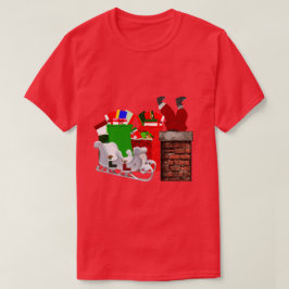 Stuck Santa T-Shirt