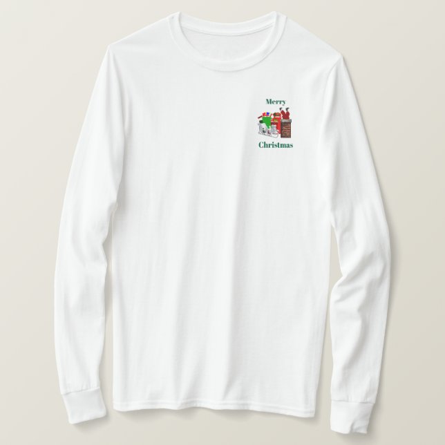 Stuck Santa T - Shirt (Design vorne)