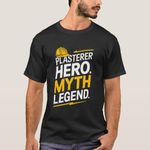 Stuckateur Gipsputzer Verputzer, Gipser Held Mytho T-Shirt