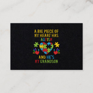 Stücke meines Herzens Grandson Visitenkarte