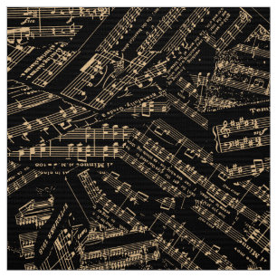 Stücke von Music Gold POMV Stoff