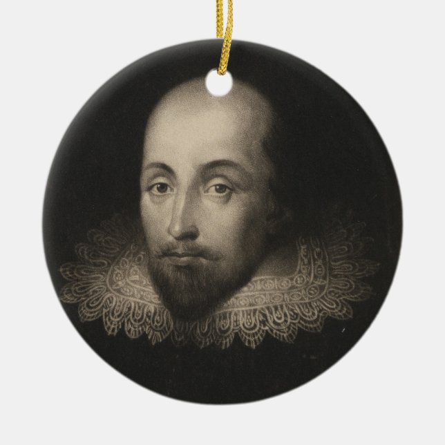 Stückeschreiber William Shakespeare durch Keramik Ornament (Vorne)