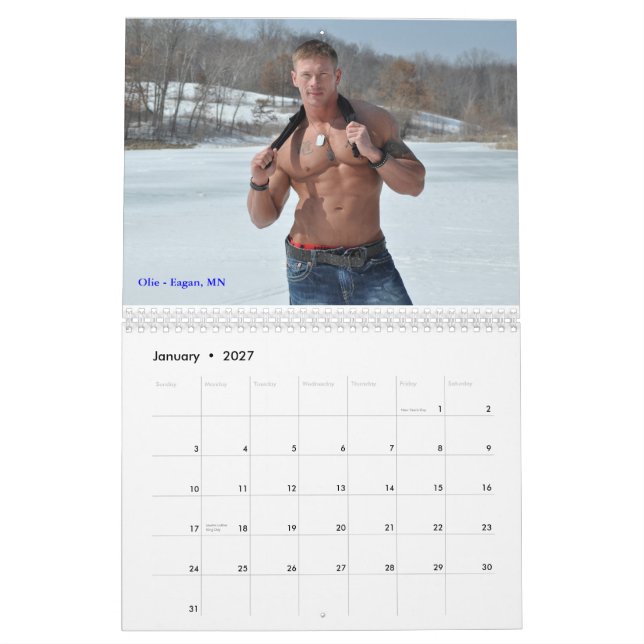 Stückkalender mit 2014 globaler Typen Kalender (Jan 2027)