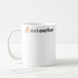 Stuckoverflow Präzises Logo Kaffeetasse