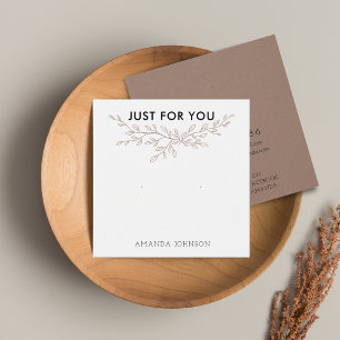 Stud Earring Display Card Moderne Branthy