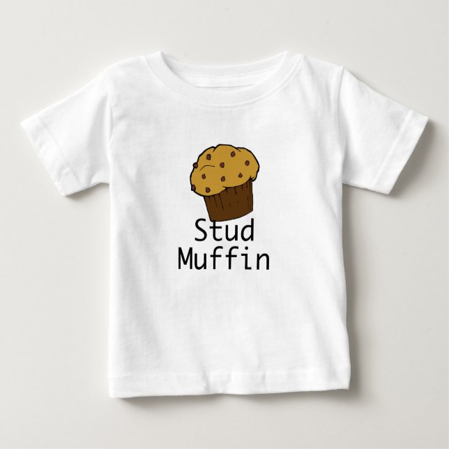 Stud Muffin Boy Baby T-shirt (Vorderseite)