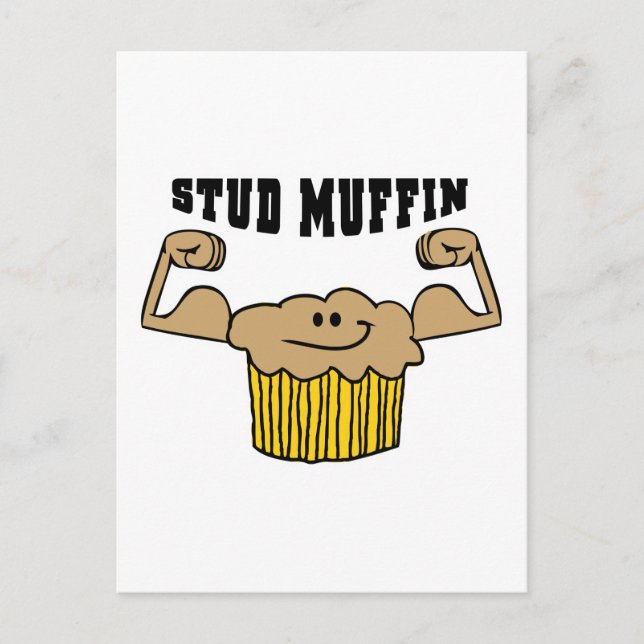Stud Muffin Postkarte (Vorderseite)