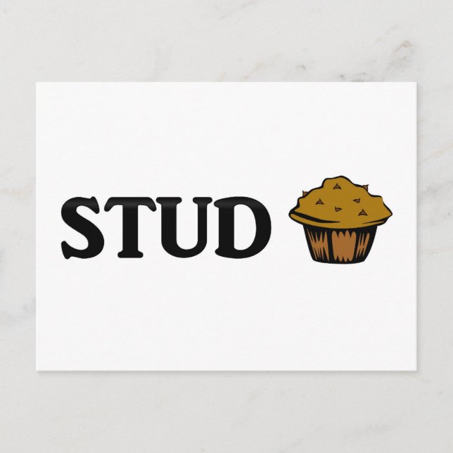 Stud Muffin Postkarte (Vorderseite)