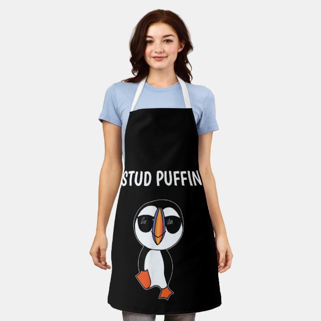Stud Puffin Funny Bird Schürze (Getragen)