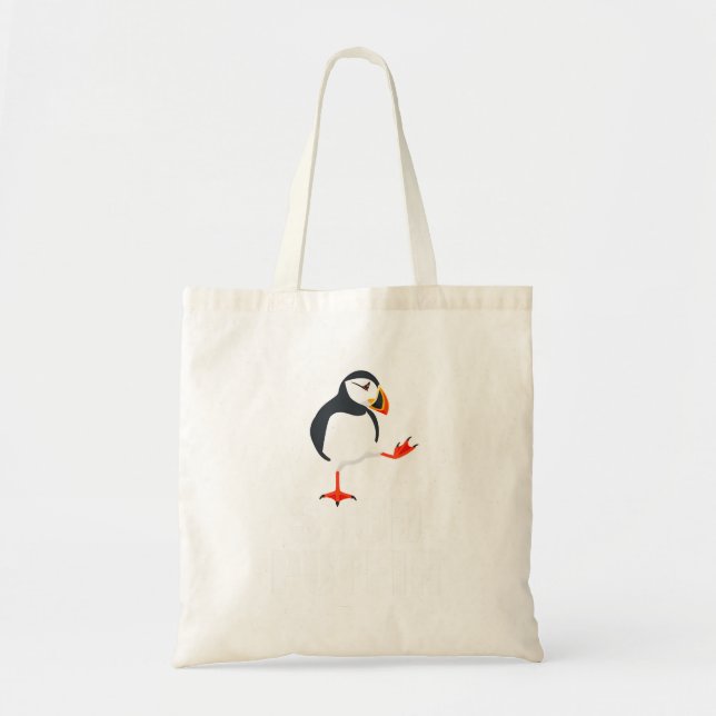 Stud Puffin Funny Seabird Puffins Tragetasche (Vorne)