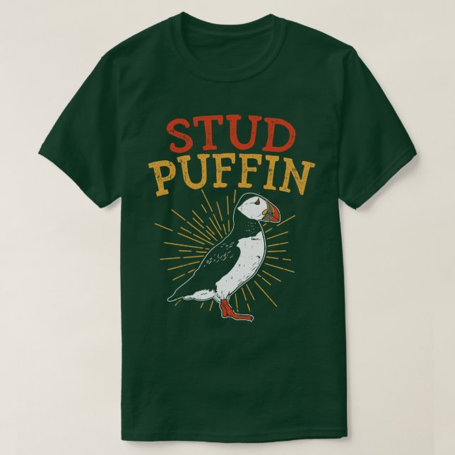 Stud Puffin Puffins T-Shirt (Design vorne)