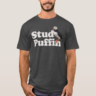 Stud    PuffinPajamas Retro Vintager Stil T-Shirt