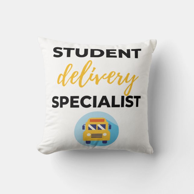 Student Delivery Specialist bl Kissen (Vorderseite)