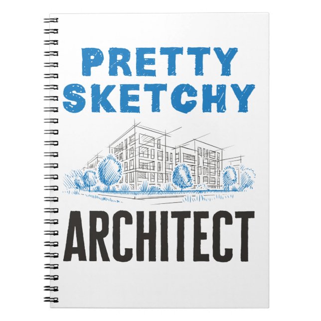Student der Architektur für hübsche Sketchy Notizblock (Vorderseite)