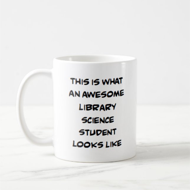 Student der Bibliothekswissenschaften, phantastisc Kaffeetasse (Links)
