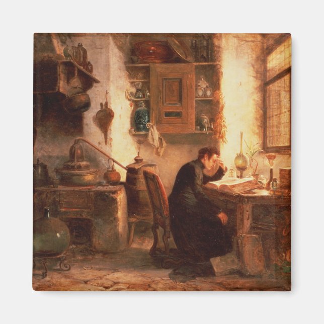 Student der Chemie und Pharmazie Magnet (Vorne)