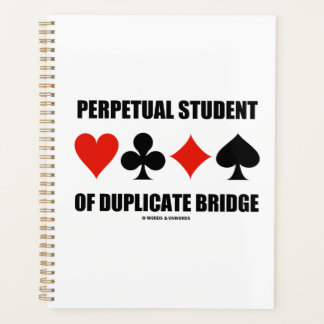 Student der doppelten Bridge-Card-Anzug Planer