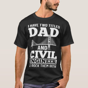 Student der Engineering-Abteilung für zivile Brück T-Shirt