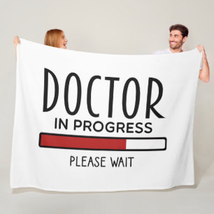 Student der Medizin - Doktor in Ausbildung Fleecedecke