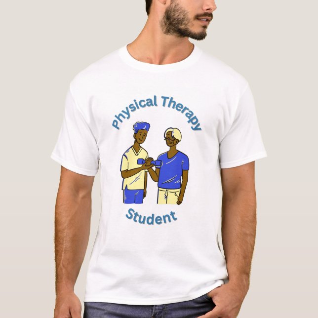 Student der Physiotherapie T-Shirt (Vorderseite)