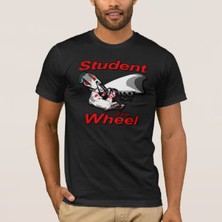 Student des Rades (rote Grafik) T-Shirt