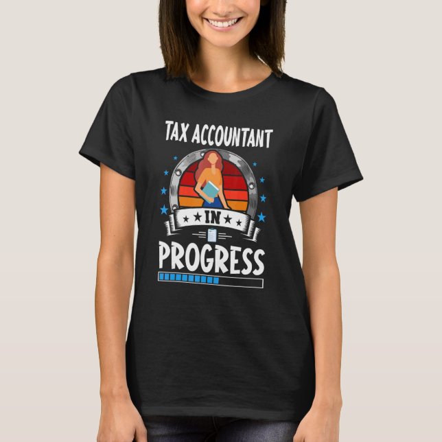 Student des Steuerberaters T-Shirt (Vorderseite)