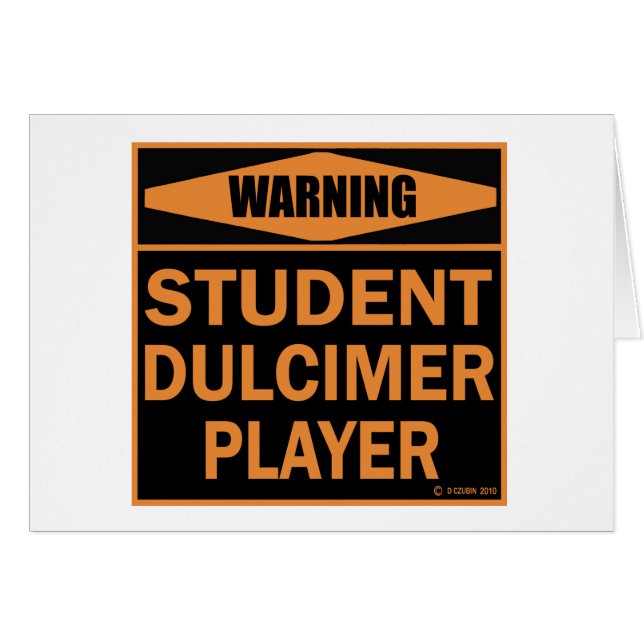 Student Dulcimer Player (Vorderseite (Horizontal))