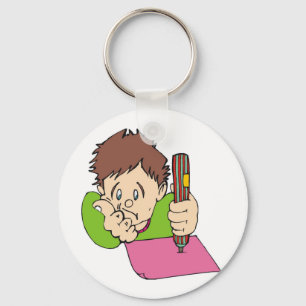 Student fleißig schlüsselanhänger