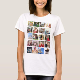 Student FOTO Collage Tshirt 20pics Namen auf der R