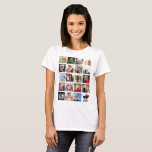 Student FOTO Collage Tshirt 20pics Namen auf der R