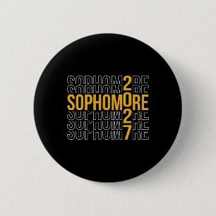 Student im zweiten Jahr 2027 Zur Schule Erster Tag Button