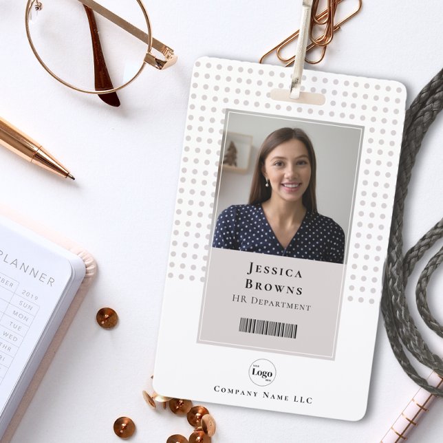 Student/Mitarbeiter Foto QR Code Strichcode Weiß Ausweis (Von Creator hochgeladen)