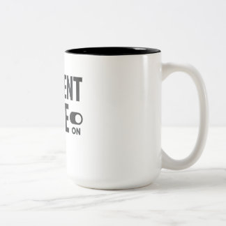 Student Mode On – Funny Study Motivation Zweifarbige Tasse