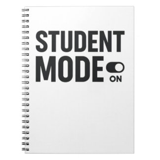 Student Mode On – Study Motivation Notizblock