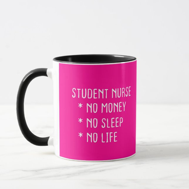 Student Nurse - keine Geld-Tasse Tasse (Links)