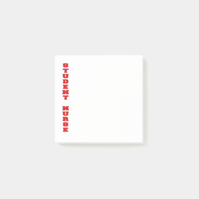 Student Nurse Post-it Klebezettel (Vorderseite)