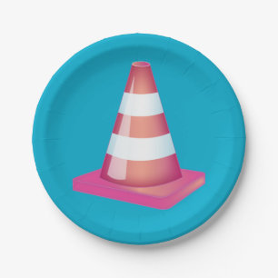 Student Prank Striped Traffic Cone Party Pappteller